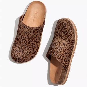 Madewell - The Layne Clog in Calf Hair (Size 6 Medium)